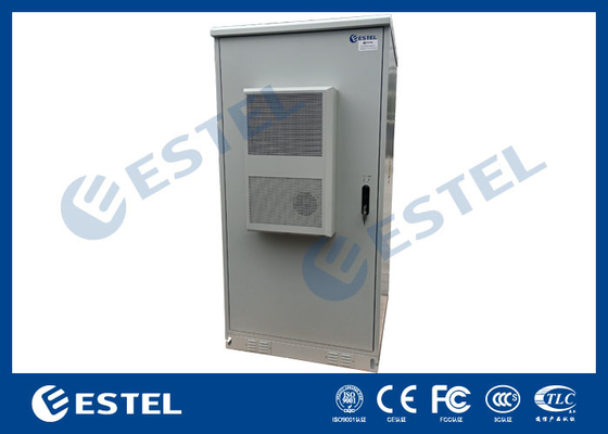 Stainless Steel Outdoor Telecom Equipment Cabinets Weatherproof IP56 Dual Door
