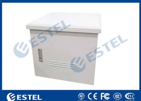Small Size IP65 Fully Enclosed Cabinet Galvanized Steel 9U Outdoor Telecom Cabinet