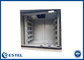 Small Size IP65 Fully Enclosed Cabinet Galvanized Steel 9U Outdoor Telecom Cabinet