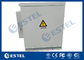 Stainless Steel IP56 Weatherproof Telecom Equipment Racks Outdoor Dual Door