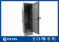 42U Outdoor Communication Cabinet 19 Inch Telecom Cabinet With Fan Double Door IP55