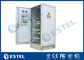Temperature Control Outdoor Telecom Cabinet  IP55 Ingress Protection With Generator Socket