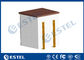 Telecom Cabinet Pole Mount Enclosure Galvanized Steel Material Air Conditioner Cooling