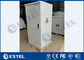 IP55 19&quot; Rack Heat Insulation Outdoor Communication Cabinets