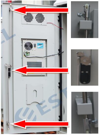 Air Conditioner Cooling Outdoor BTS Outdoor Cabinet With Environment ...