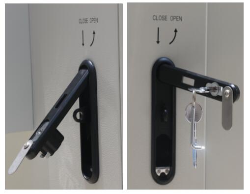 Outdoor Telecom Rack Lock Metal Outdoor Telecom Cabinet , Network Enclosure Cabinet With Heat ...