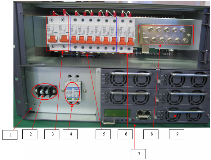 Rectifier In Telecommunication 120A DC Telecom Rectifier System , Single Phase / Three Phase Rectifier