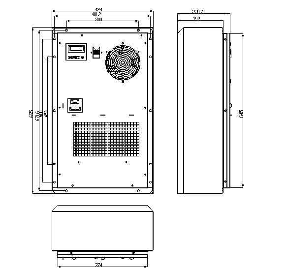 High Efficiency Compressor Control Air Conditioner For Outdoor