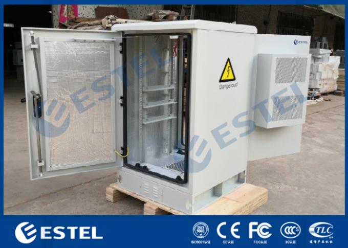 Outdoor Telecom Rack Lock Floor Mounting Type Outdoor Telecom Cabinet DC 48V Anti - Theft Three ...