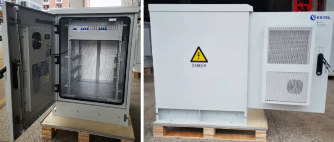Active Cooling 16U 19 Inch Rack Cabinet For Base Station / Outdoor