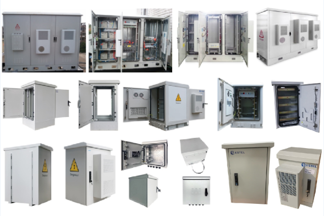 Weatherproof Comm Racks 19 Inch Rack Outdoor Telecom Cabinets Waterproof IP55 Active Cooling ...