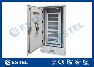 Dustproof  Rainproof Outdoor Battery Cabinet , Outside Base Station Cabinet