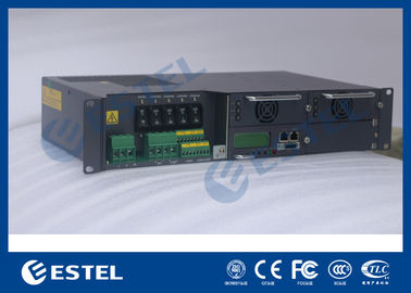 Outdoor 19 Rack Enclosure Rectifier System , Base Station Telecom Power System