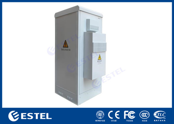 RAL7035 Grey 19 Telecom Rack Outdoor Electronic Equipment Enclosures IP55