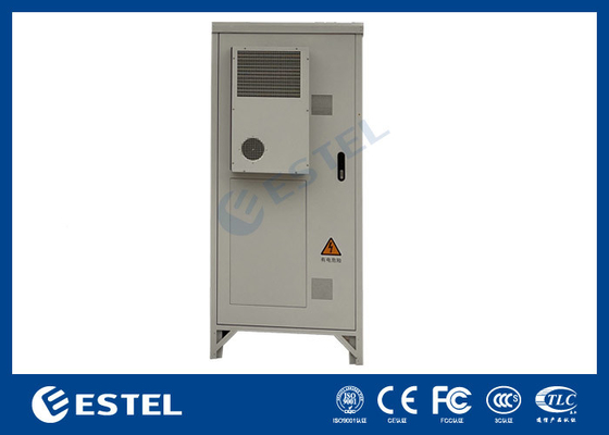 Galvanized Steel Hybrid Telecom Power System 48VDC 300A 40U Outdoor Telecom Cabinet With Air Conditioner