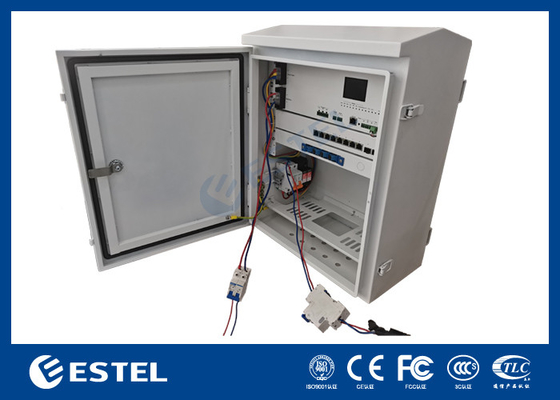 Outdoor Non-Intelligent Pole Mounted Cabinet Solar Powered Box With Fan Model EDBU2082SGPE 