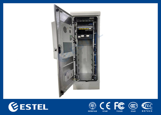 ET7575180A-33U Double Wall Cabinet Floor Mounted 48V Telecom Power Cabinet