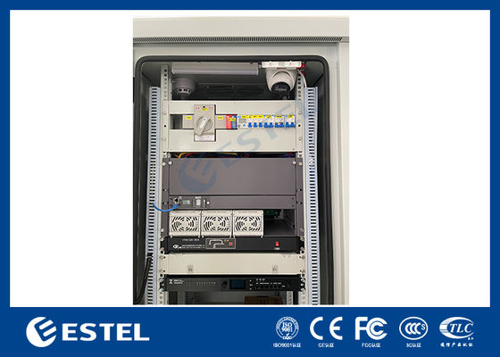 Galvanized Sheet Outdoor Telecom Cabinet with ATS Battery and Camera for Telecom Power System