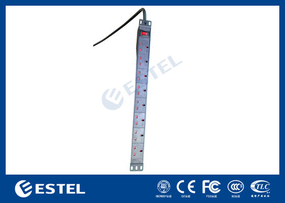 1U 19-Inch Rack Mount Power Distribution Industrial Grade PDU for Server & Network Equipment