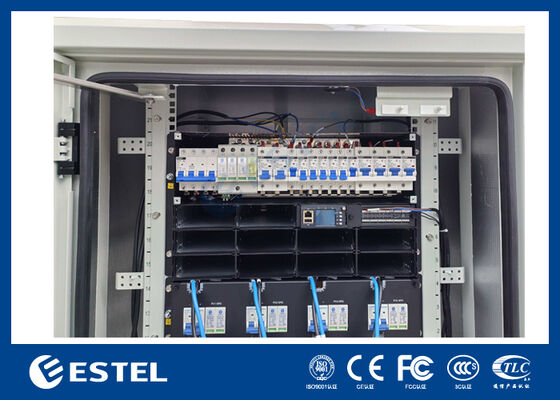 19inch 45U Easily Assembled Equipment Cabinet With Air Conditioner IP55 Telecommunications Enclosures