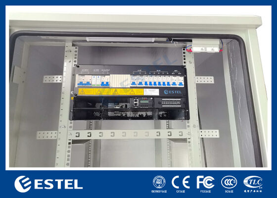 24kW Telecom Rectifier Power in Temperature Controlled IP65 Outdoor 38U Enclosure