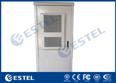 Galvanized Steel Outdoor Telecom Cabinet 19'' Rack Double Wall Base Station 40U IP55