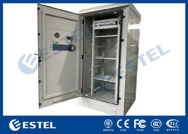 Easily Assembled Outdoor Telecom Cabinet Galvanized Double Steel 1500W IP55