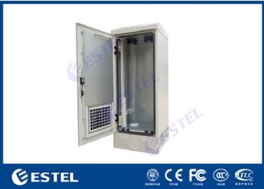Fan Cooling Outdoor Telecom Cabinet Galvanized Steel With Standard 19" Racking Rail
