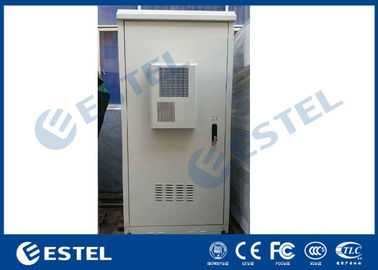 Galvanized Steel Outdoor Electronic Equipment Enclosures Single Wall Front Rear Access