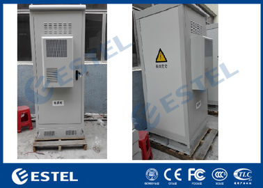 1.5KW Cooling Capacity Outdoor Telecom Cabinet Galvanized Steel With Heat Insulation