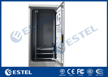 Aluminum Stand Alone Outdoor Telecom Cabinet Highly Versatile Modular With Front Access