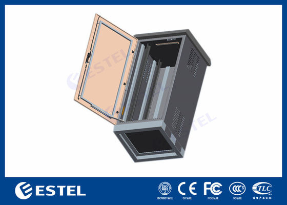 28U Single Wall Anticorrosive Outdoor Telecom Cabinet Theftproof