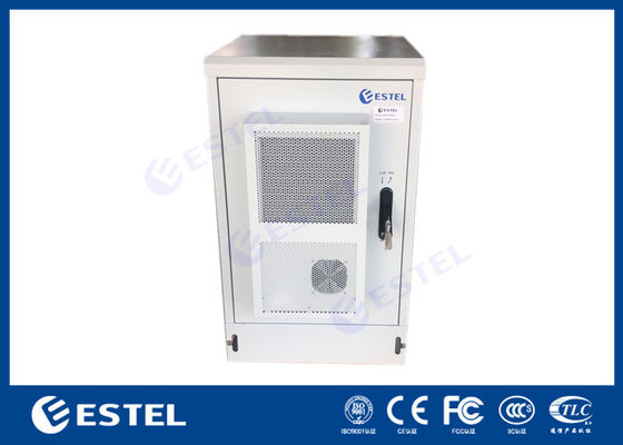 IP65 16U Galvanized Steel Outdoor Equipment Cabinet Air Conditioner With Screen