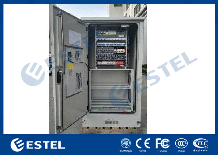 Ac Generator Rack IP55 Air Conditioner Cooling Outdoor Power Cabinet With 19 Inch ...
