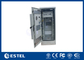 Powder Coated Telecom Outdoor Cabinet 32U 19'' Rack Double Steel Sheet Door