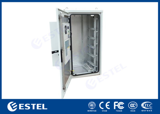 Pole Mounted Outdoor Telecom Enclosure 19'' 24U Telecom Equipment Cabinets