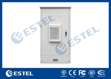 Dustproof  Rainproof Outdoor Battery Cabinet , Outside Base Station Cabinet