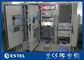 Galvanized Steel Integrated Base Station Cabinet , Outdoor Server Cabinet