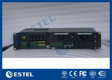 Outdoor 19 Rack Enclosure Rectifier System , Base Station Telecom Power System