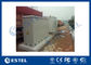 3 Compartments Outdoor Integrated Base Station Cabinet For Installation Equipment And Battery