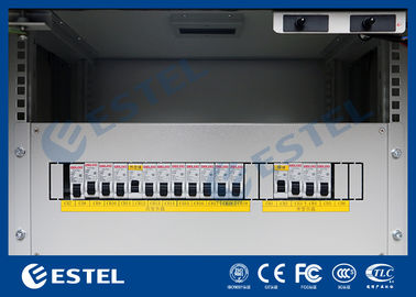 Two Compartment Outdoor Power Cabinet DDTE011 For Equipment / Batteries