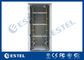 IP65 Thermostatic 19&quot; Equipment Outdoor Telecom Enclosure With Environment Monitoring System