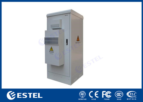 RAL7035 Grey 19 Telecom Rack Outdoor Electronic Equipment Enclosures IP55