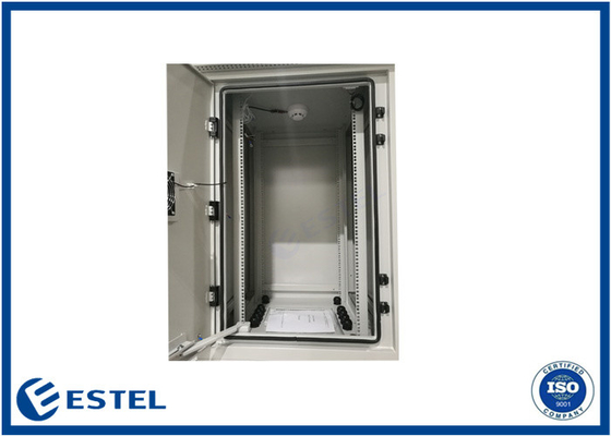 IP55 Outdoor Electrical Cabinet Galvanized Steel Single Wall Without Thermal Insulation