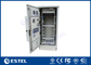 19 Inch Rail Floor Mounted Cabinet Single Wall Galvanized Steel With PDU