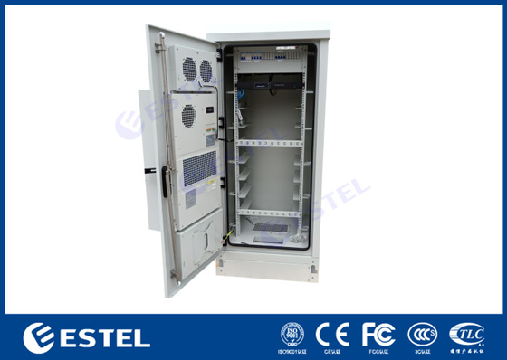 19 Inch Rail Floor Mounted Cabinet Single Wall Galvanized Steel With PDU