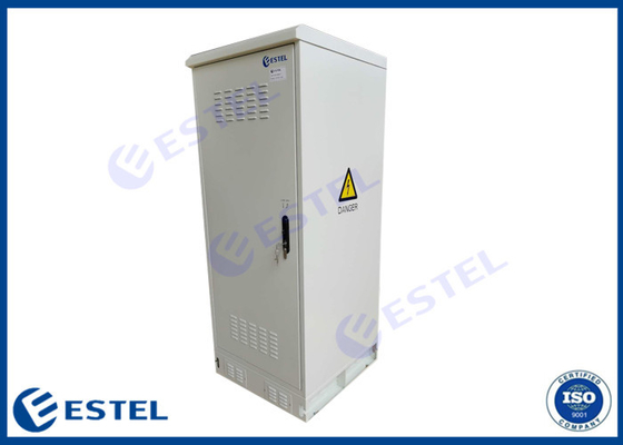 Single Wall Anti Theft Outdoor Telecom Equipment Cabinets With AC Conditioner
