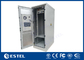 35U Rack Outdoor Power Cabinet One Front Door With Air Conditioner / Fan
