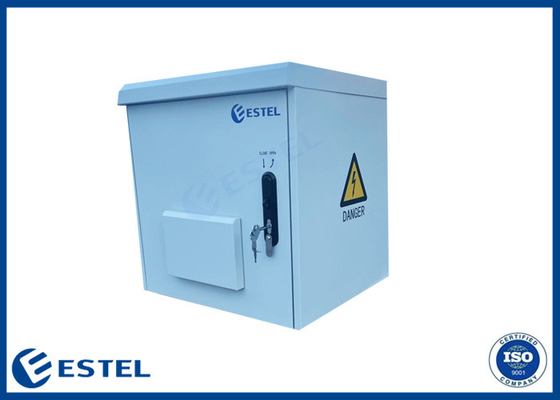 Small Size IP65 Fully Enclosed Cabinet Galvanized Steel 9U Outdoor Telecom Cabinet