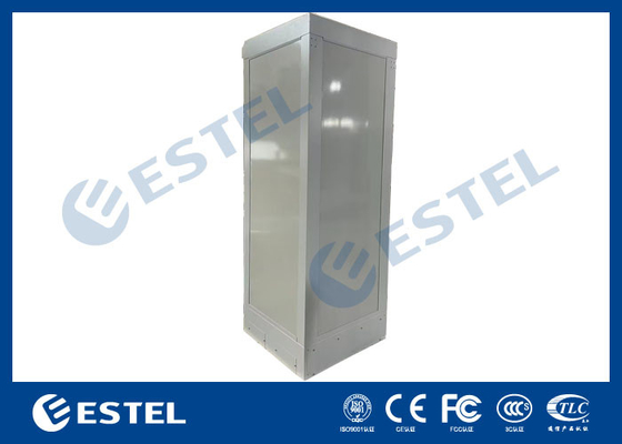 35U IP55 Anti Corrosion Outdoor Equipment Cabinet With Front And Rear Door